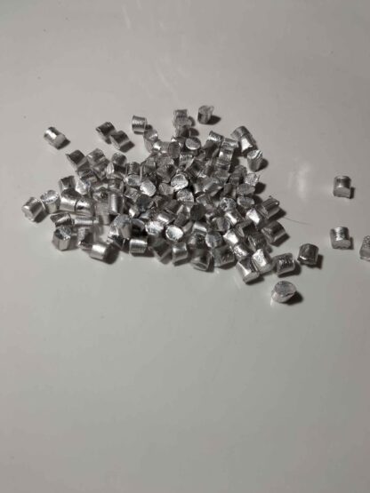 Pure magnesium, element 12, purity of 99.9%. Granules. Labeled bags, 10g+