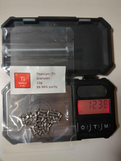 Pure titanium, element 22, purity of 99.9%. Granules. Labeled bags, 10g+ - Image 3