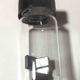 Pure Cobalt Sample in a Glass Vial